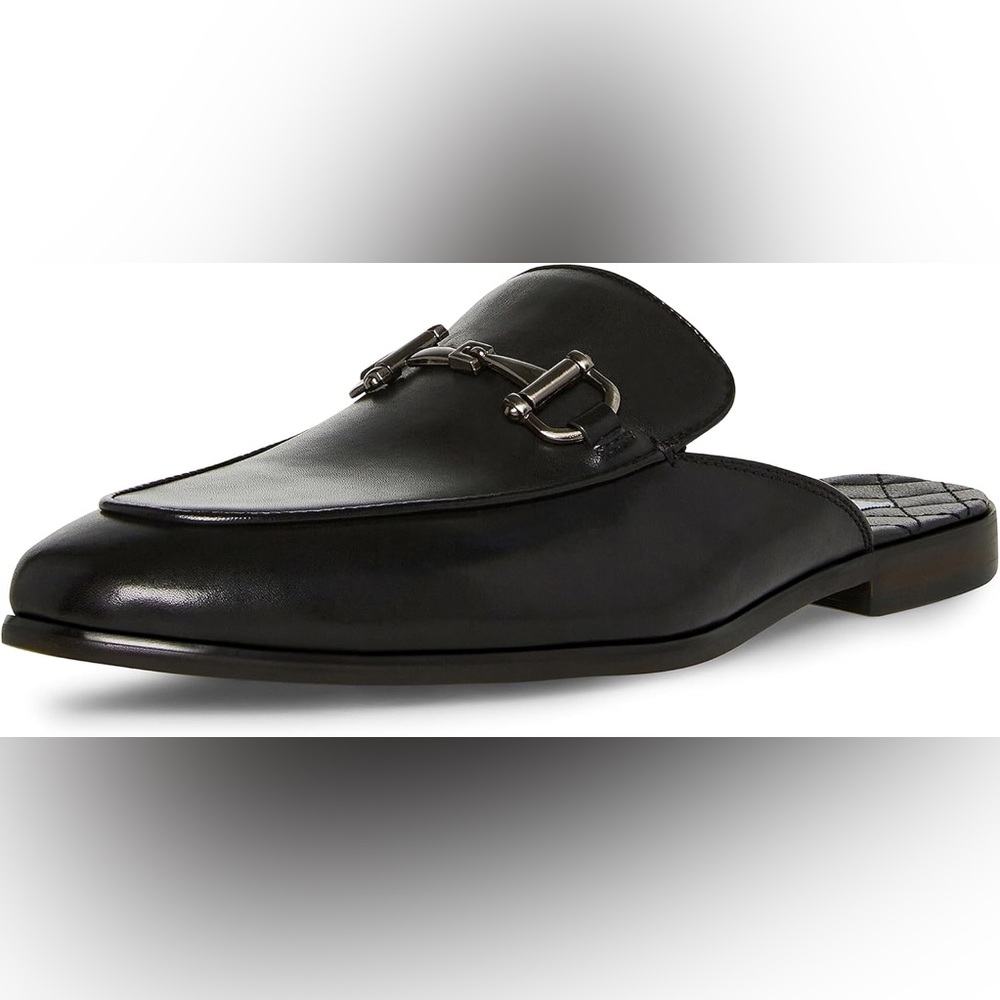 Steve Madden Dazling black leather mules - well taken care of